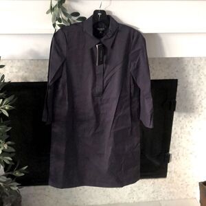 LAFAYETTE 148 NEW YORK Oversize Shirtdress Admiral Blue Size P/XS NEW w/ tags